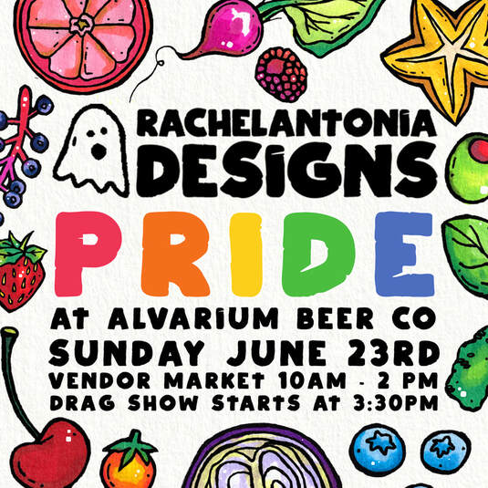Pride at Alvarium Beer Co 2024 Rachel Antonia Designs Graphic